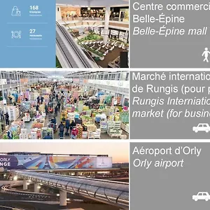 Paisible Et Bien Situe - Proche Aeroport D'orly Et Tramway Pour Paris Appartement